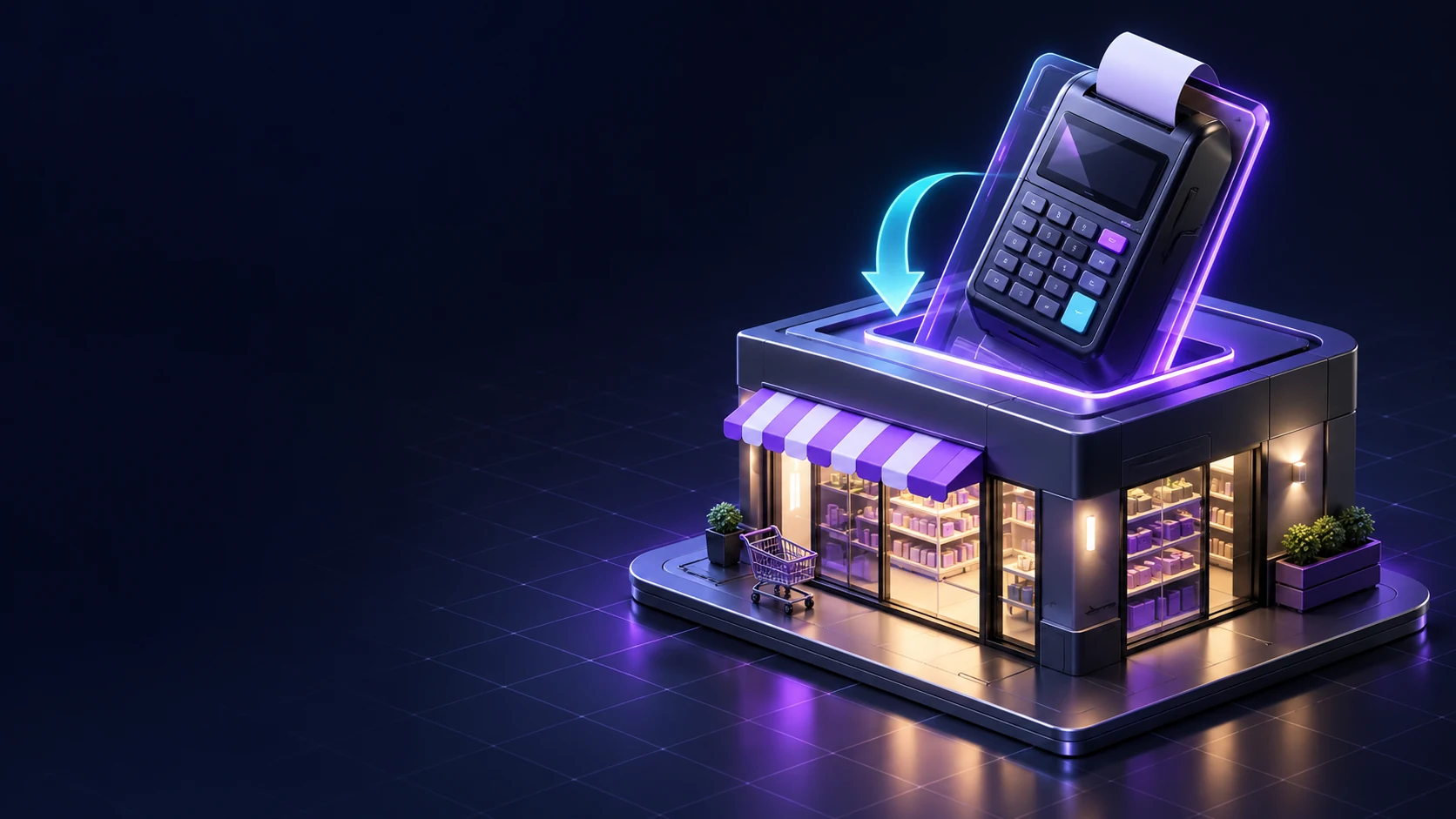 Тематическая 3D-обложка: Создать карточку кассы ККМ для торговой точки