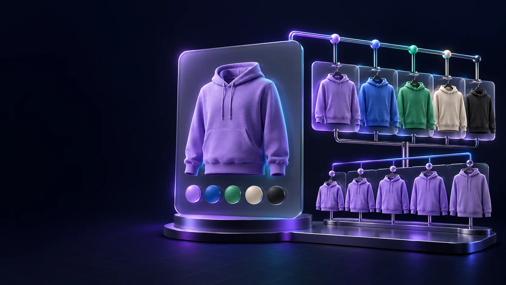 Тематическая 3D-обложка: Включить характеристики по цветам и размерам