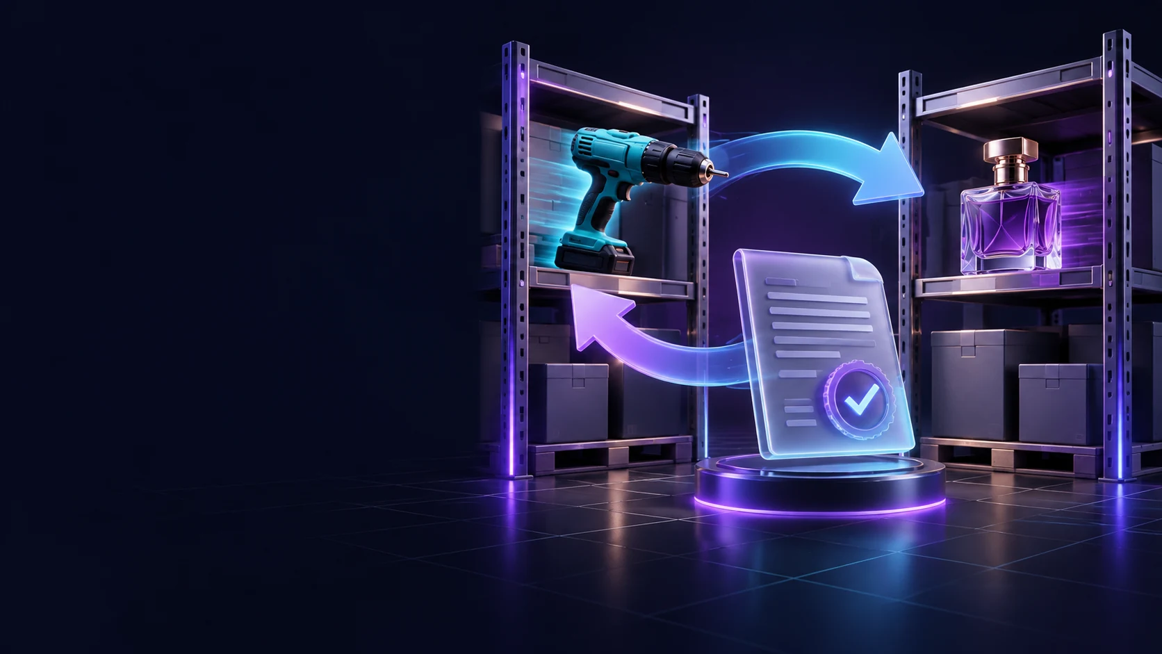 Тематическая 3D-обложка: Оформить пересортицу товаров на одном складе
