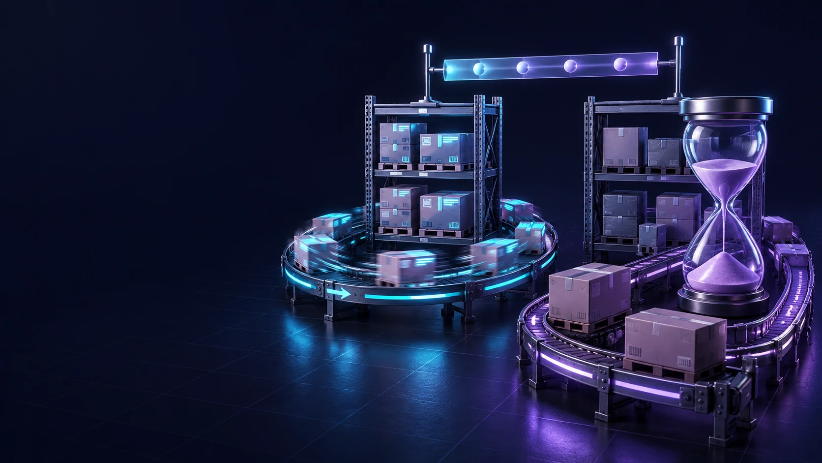 Тематическая 3D-иллюстрация: Как проверить оборачиваемость складских запасов