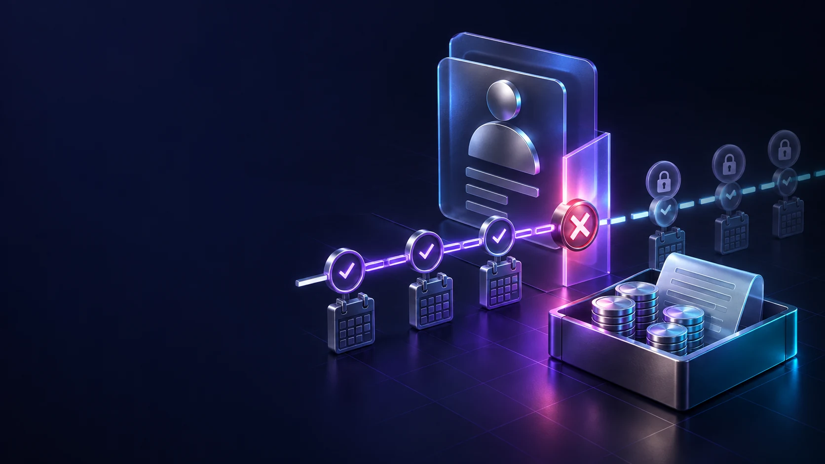 Тематическая 3D-иллюстрация: Как отразить увольнение в кадровом учёте УНФ